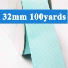 Ocean Blue Color #322 Grosgrain Ribbon Wholesale 32mm 1-1/4" 100 Yards per Roll for Wedding