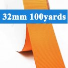 Tangerine Color #668 Grosgrain Ribbon Wholesale 32mm 1-1/4" 100 Yards per Roll for Wedding