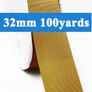 Pale Gold Color #693 Grosgrain Ribbon Wholesale 32mm 1-1/4" 100 Yards per Roll for Wedding