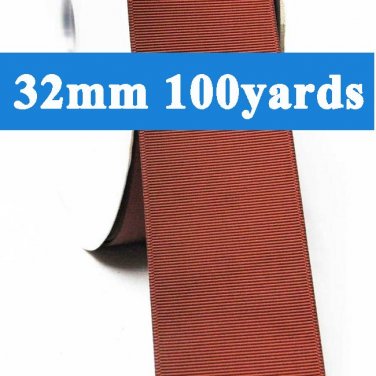 Rust Color #780 Grosgrain Ribbon Wholesale 32mm 1-1/4" 100 Yards per Roll for Wedding