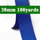 Electric Blue Color #352 Grosgrain Ribbon Wholesale 38mm 1-1/2" Wide 100 Yards per Roll for Wedding