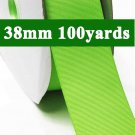 Jasmine Green Color #551 Grosgrain Ribbon Wholesale 38mm 1-1/2" Wide 100 Yards per Roll for Wedding