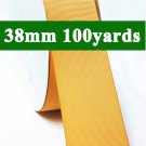Gold Color #675 Grosgrain Ribbon Wholesale 38mm 1-1/2" Wide 100 Yards per Roll for Wedding