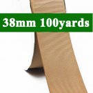 Natural Color #812 Grosgrain Ribbon 38mm 1-1/2" Wide 100 Yards per Roll for Wedding