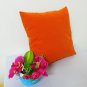 Cushion Cover 16"X16" Autumn orange Suede Like Velvet#u17-cc-tpEC-13