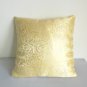 White Buttermilk Roses Chinese Brocade Cushion Cover 16"X16" Free Shipping BRCCec-711
