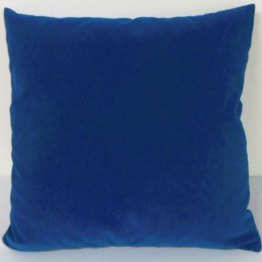 Cushion Cover 16"X16" Deep cobalt Suede Like Velvet #u17-cc-tpEC-56
