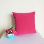 Cushion Cover 16"X16" Deep rose red Suede Like Velvet#u17-cc-tpEC-34