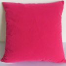 Cushion Cover 16"X16" Deep rose red Suede Like Velvet#u17-cc-tpEC-34