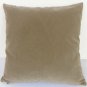 Cushion Cover 16"X16" Chocolate chip Color Suede Like Velvet#u17-cc-tpEC-31