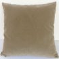 Cushion Cover 16"X16" Chocolate chip Color Suede Like Velvet#u17-cc-tpEC-31