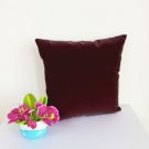 Cushion Cover 16"X16" Dark cappuccino Suede Like Velvet #u17-cc-tpEC-12