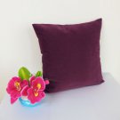Cushion Cover Dark amethyst Suede Like Velvet #u17-cc-tpEC-6