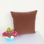 Cushion Cover 16"X16" Lt.chutney Suede Like Velvet #u17-cc-tpEC -51