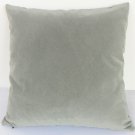 Velvet Cushion Cover Pale grey Suede Like 16"X16"#u17-cc-tpEC-28