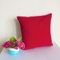 Cushion Cover Red Suede Like Velvet 16"X16" #u17-cc-tpEC-46