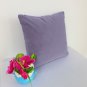 Cushion Cover Dark Hyacinth Color Suede Like Velvet Pillow Case #u17-tpEC-4