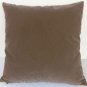 Cushion Cover 16"X16" Natural Color Suede Like Velvet Case Made to Order #u17-tpEC-21