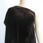 Dark Coffe Plain Stretchy Velvet Style Cushion Cover 16"X16" Free Shipping #smrccEC-15
