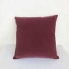 Rose wine Suede Like Velvet Cushion Cover Case 16"X16" #u17-cc-tpEC-54