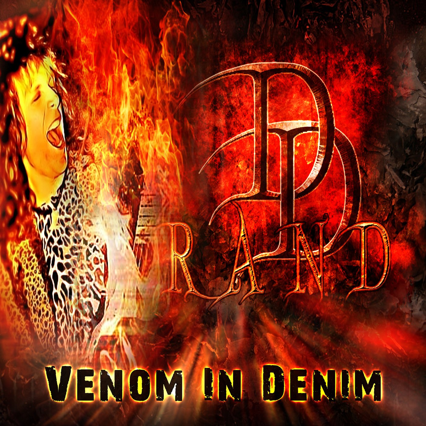 Venom In Denim by DD Rand USB Wristband