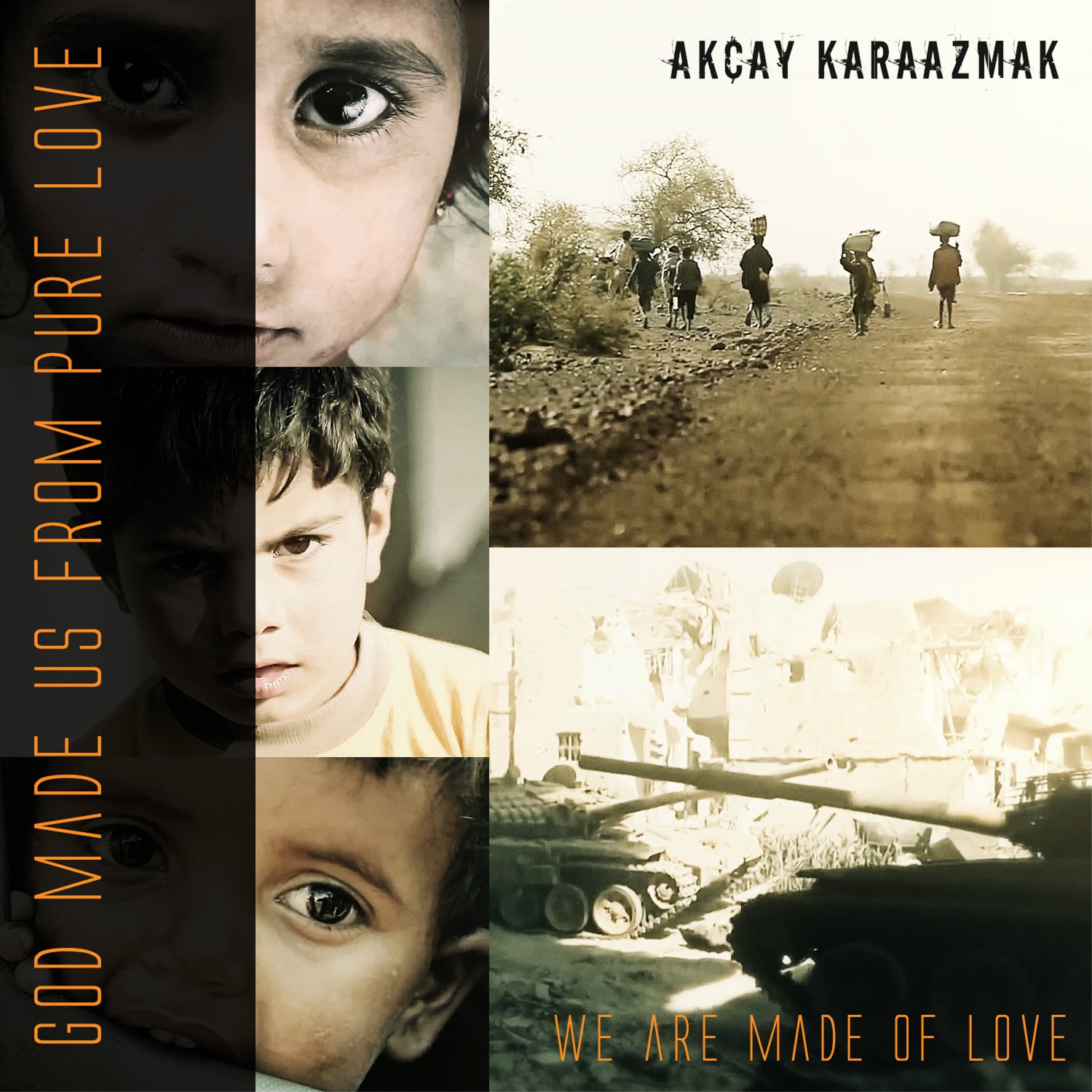 We Are Made of Love by Akcay Karaazmak USB Wristband