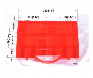 plastic storage box transparent case