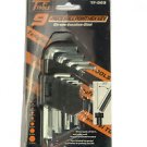 9-piece ball point hex allen key set screw head