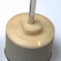 Pad holder 6mm - 1/4" shaft rubber base 50mm 2" diameter lapping polishing