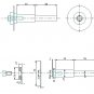 saw mill arbor 10mm disc 1mm thickness milling holding adapter