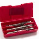 7/16" hand tap screw thread BSW 14 set 3 pieces