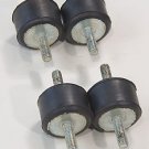threaded antivibration anti vibration rubber mount base 4 pcs set M6