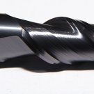 End mill two flute carbide TCT 8 mm flat end 55deg HRC 55