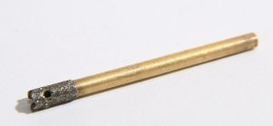 End mill 3mm diamond abrasive ceramics glass cutter tool hollow 2pcs lot