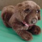  Dakin Huggables Brown Dog Barking Stuffed Plush 9"