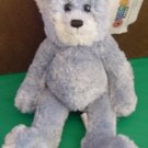 Omega Toy Blue Cuddle Bear Soft Stuffed Plush 9"
