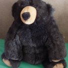 Soft Classics Squishy Soft Black Bear Stuffed Plush 12"