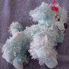 Manley Toy Direct Blue Poodle Dog Stuffed Plush 6"