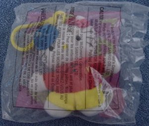 McDonald's Uniform Hello Kitty Crew Kid #1 MIP Clip Toy