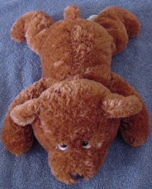 Target Brown Floppy Bear Beanie Stuffed Plush 10"
