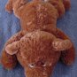 Target Brown Floppy Bear Beanie Stuffed Plush 10"