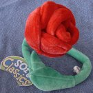Soft Classics Bendy Stem Rose Flower Stuffed Plush 21"