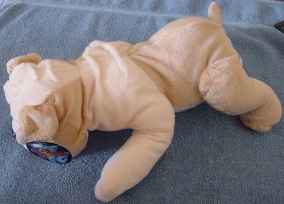 wrinkly puppy stuffed animal