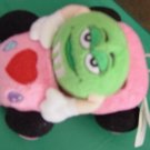 M&M's Miss Sassy Green Pink Vibrating Car Stuffed Plush