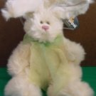 Unipak Cream  Jointed Bunny Rabbit Pink Nose Stuffed Plush 10"