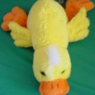 Unipak Yellow Easter Duck Beanie Stuffed Plush 8"