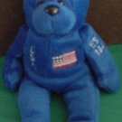 USAF United States Air Force Blue Bear Beanie Plush 6"