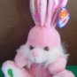 King Plush Pink Bunny Rabbit Carrot Feet Stuffed Plush