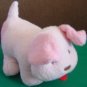 Old Navy Pink Rattle Dog Puppy Toy Stuffed Plush 7"