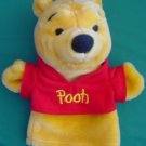 Winnie Pooh Bear Hand Puppet Mattel Stuffed Plush 9"